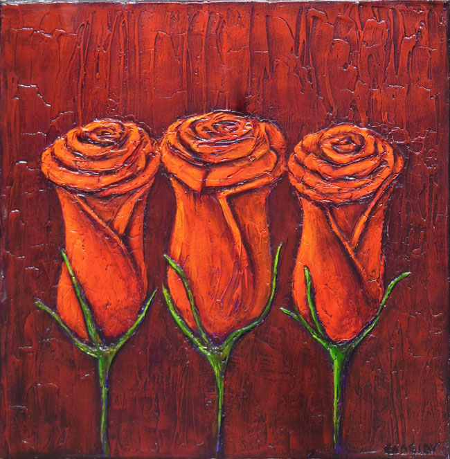3 Roses by Jane Cassidy