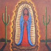 Lady of Guadalupe in the Desert by Jane Cassidy