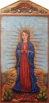 Lady Guadalupe in the Desert by Jane Cassidy
