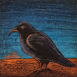 The Other Raven at Sunset by Jane Cassidy