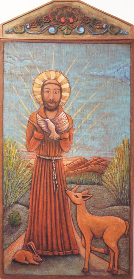 St. Francis and Friends in the Desert by Jane Cassidy