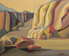 Bandalier Cliffs by Lanna Keller