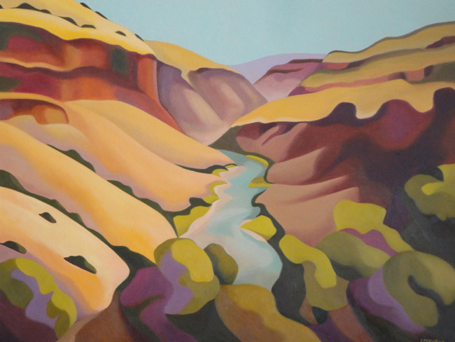 Taos Gorge Riverview by Lanna Keller