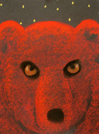 Berry Red Bear by Carole Laroche