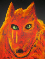 Crimson Wolf by Carole Laroche
