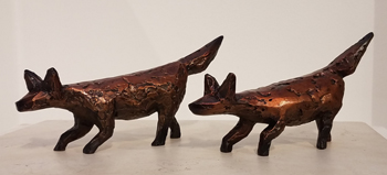 Fox Cubs by Jill Shwaiko