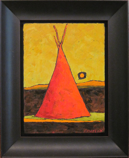 Teepee and Distant Horizon by Jill Shwaiko